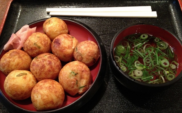 Order Takoyaki App (6) food online from Hibachi Express & Sushi store, Oklahoma City on bringmethat.com
