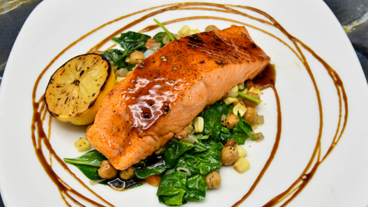 Order Ora King Salmon food online from Morton The Steakhouse store, Palm Desert on bringmethat.com