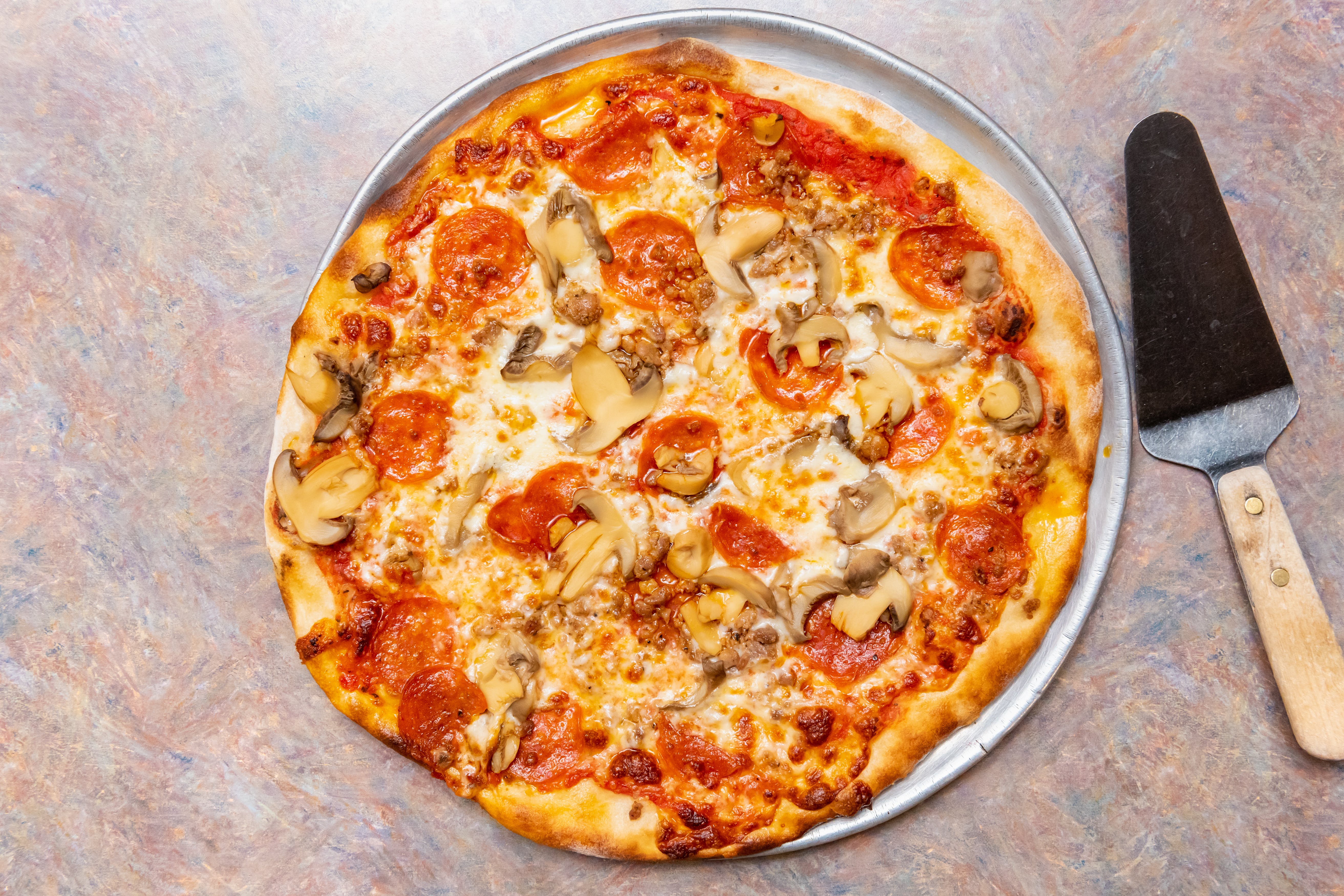 Order Special Pizza - Small 12" (8 Slices) food online from Anthony Restaurant store, Torrington on bringmethat.com