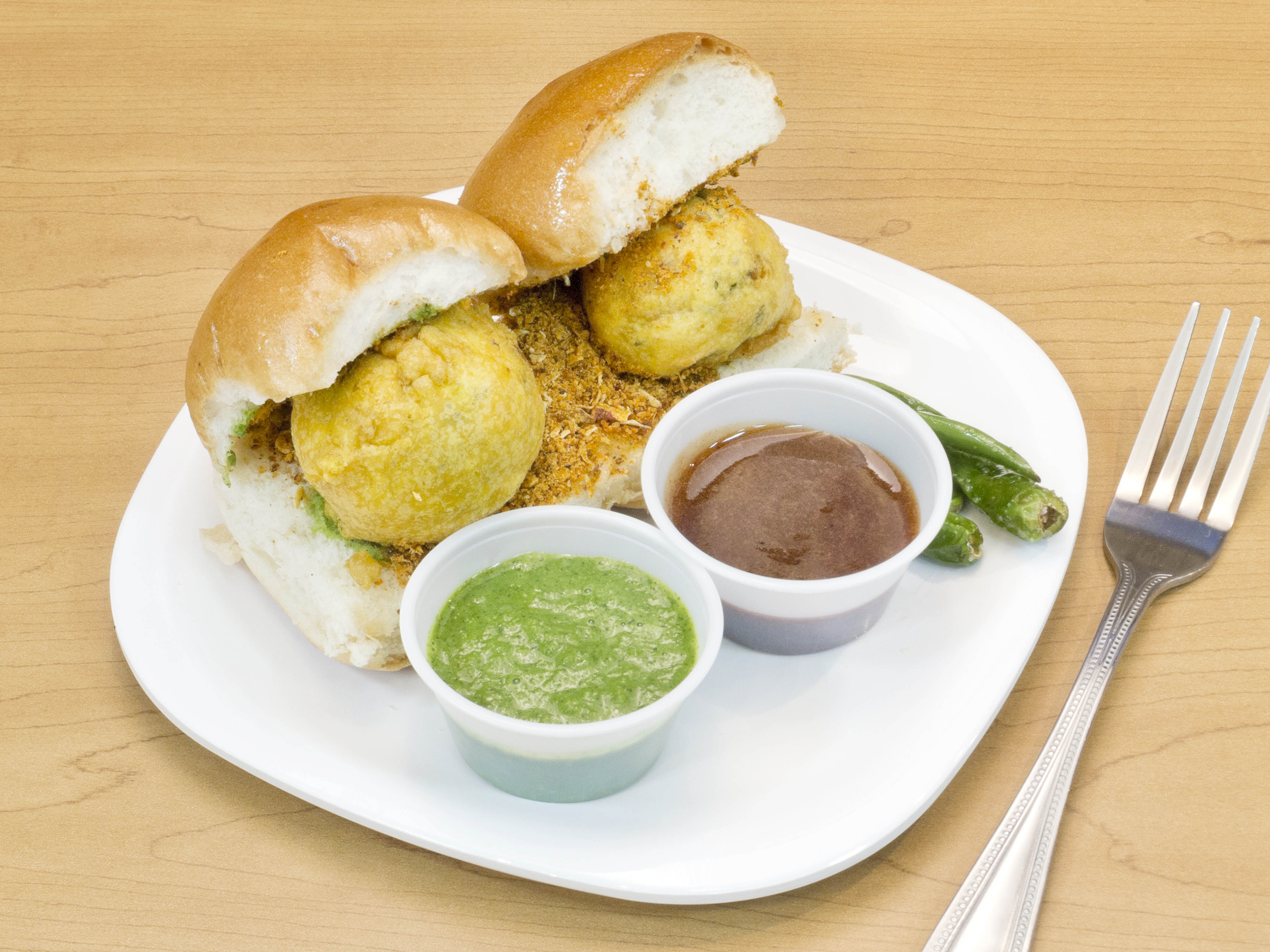 Order 2 Bombay Vada Pav food online from Hot Breads store, Plano on bringmethat.com