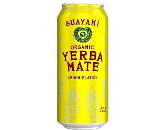 Order Guayaki Yerba Mate, Organic, Lemon - 15.5 fl oz food online from Abc Discount Store store, San Diego on bringmethat.com