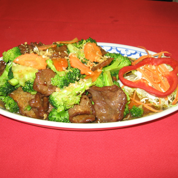 Order American Broccoli food online from The Thai House store, Las Vegas on bringmethat.com