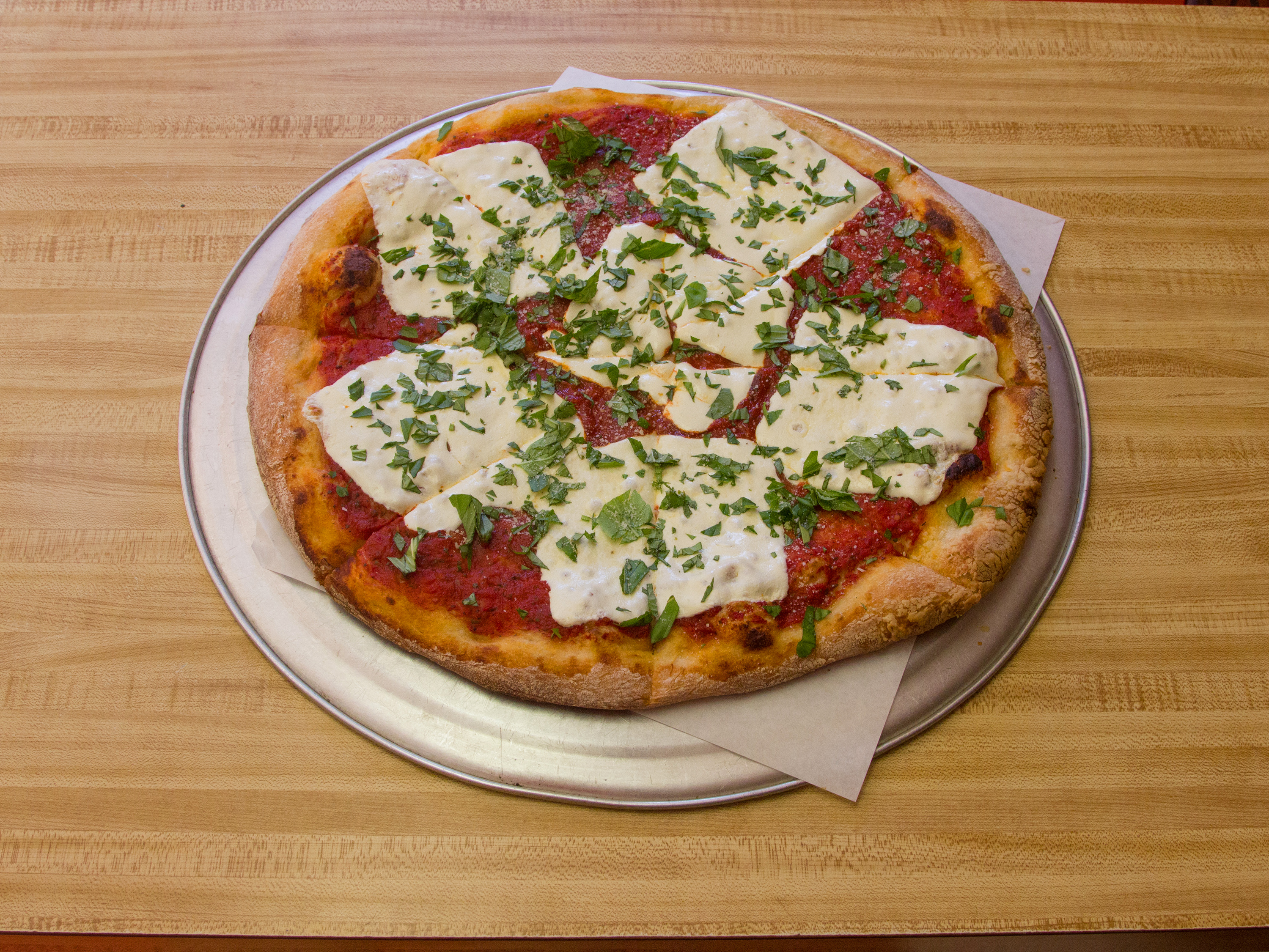 Order Margherita Pizza food online from Chris Pizza store, Rutherford on bringmethat.com