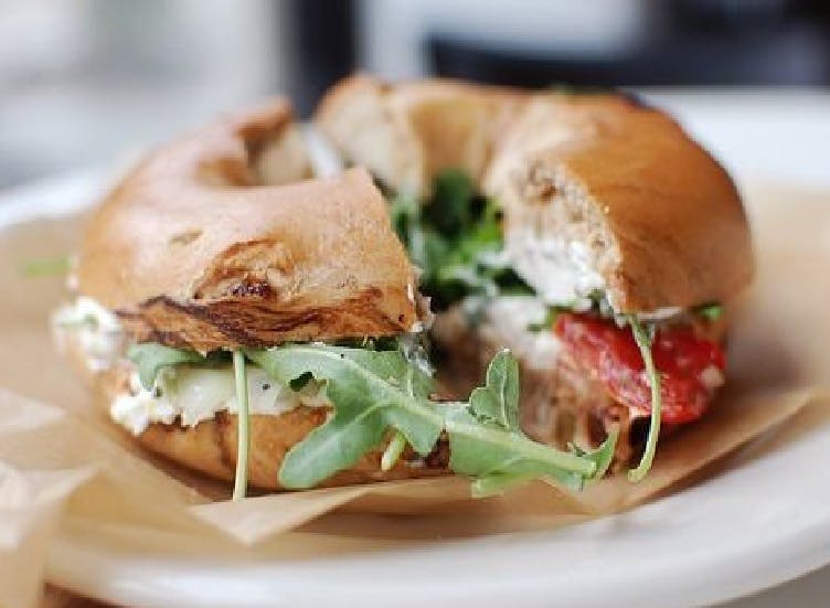 Order Bagel with Cream Cheese - Breakfast food online from Cafe Lark store, Albany on bringmethat.com
