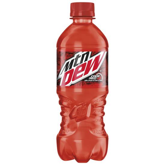 Order Mountain Dew Code Red Soda (20 oz) food online from Rite Aid store, READING on bringmethat.com
