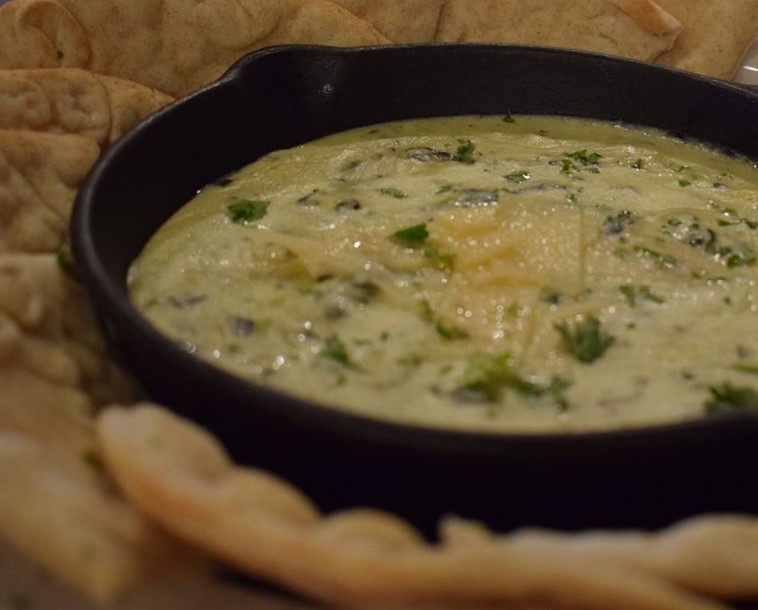 Order Spinach and Artichoke Dip food online from Phoenix Fire Grill & Bar store, Canfield on bringmethat.com