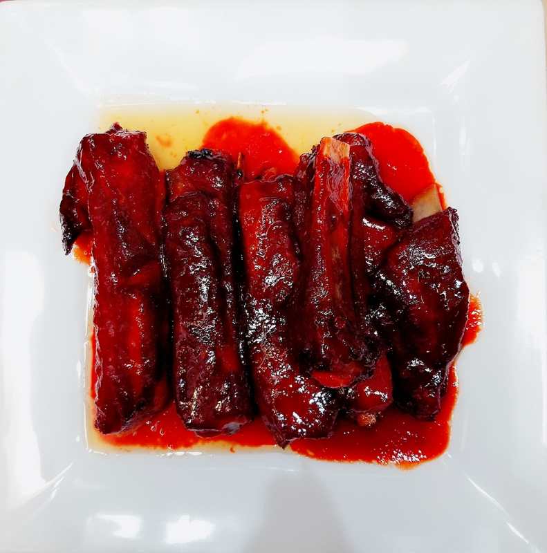Order 16. BBQ Spare Ribs food online from Dragon Chinese Cuisine  store, Houston on bringmethat.com