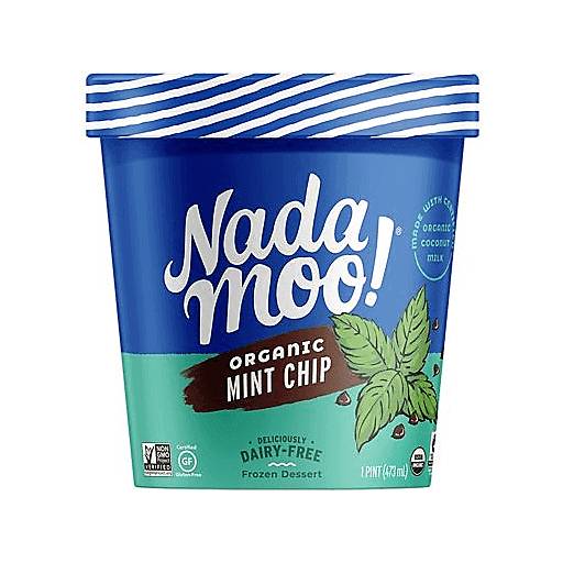 Order NadaMoo Lotta Mint Chip Organic Dairy-Free Frozen (1 PINT) 40758 food online from Bevmo! store, Albany on bringmethat.com