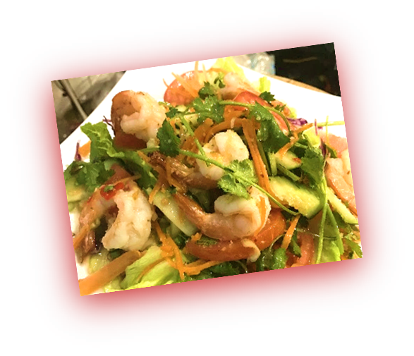 Order 16. Shrimp Salad food online from Sweety Hut Thai Restaurant store, West Covina on bringmethat.com