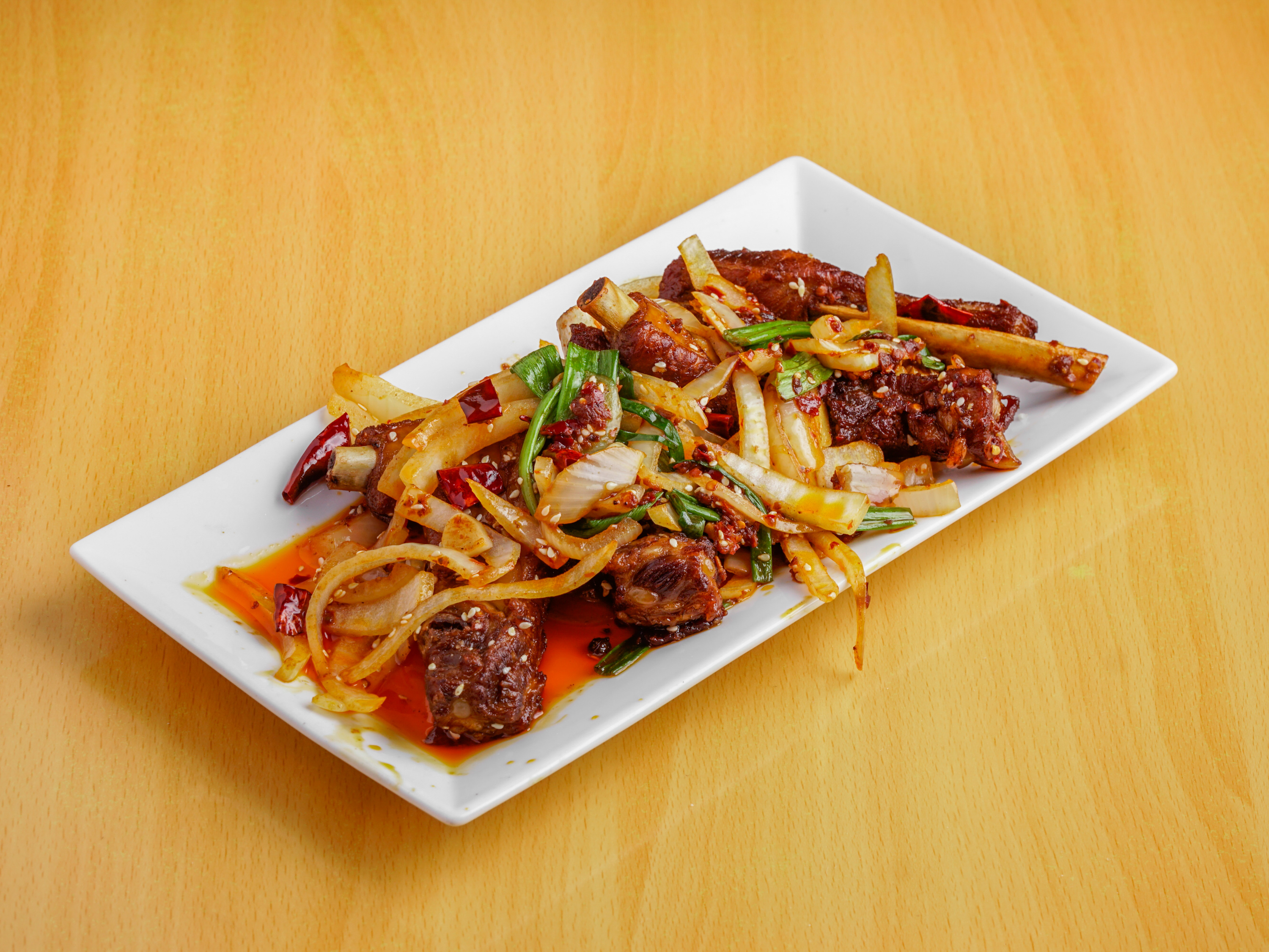 Order Ribs Chili Pot  food online from Light Bulb Asian Cafe store, Upper Arlington on bringmethat.com