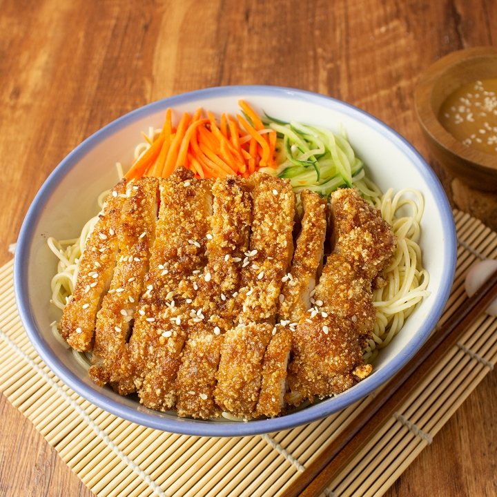Order Taiwanese Cold Noodles w/ Chicken Steak food online from Hello Jasmine store, Chicago on bringmethat.com