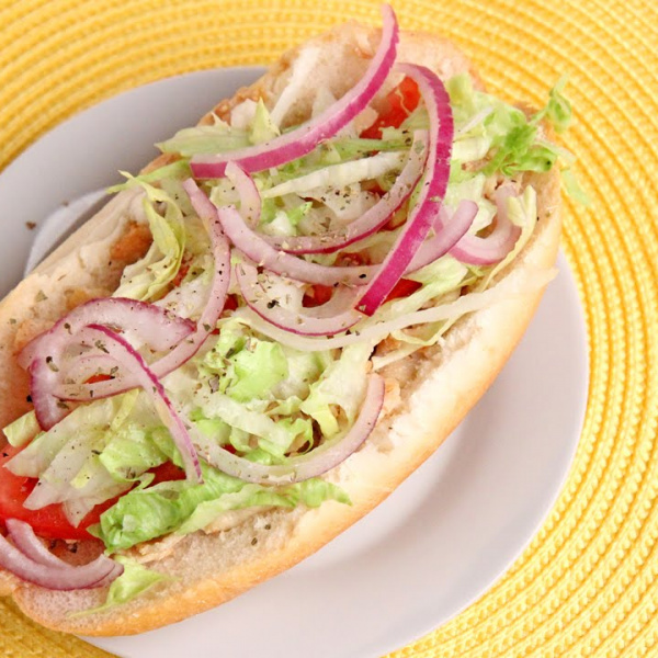 Order Chicken Cheesesteak Hoagie food online from Little Slice of NY store, Camden on bringmethat.com