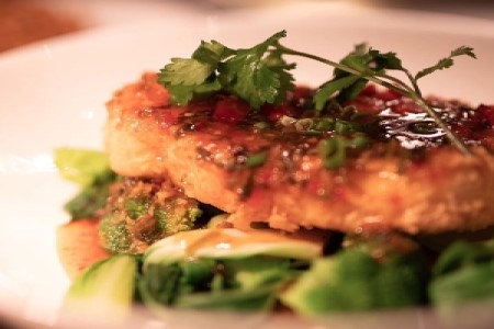 Order Crispy Basil Sea Bass food online from Asian mint store, Dallas on bringmethat.com