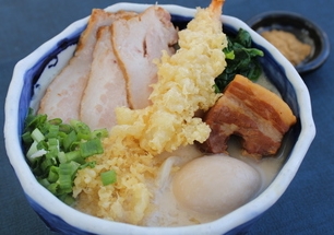 Order TONKOTSU UDON DELUX food online from Udon Mugizo store, San Francisco on bringmethat.com