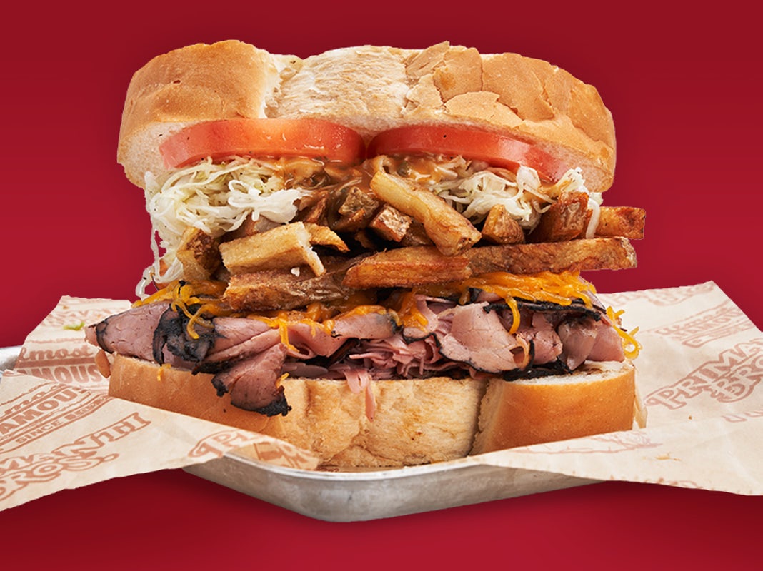 Order Double Roast & Cheddar food online from Primanti Bros. store, Pittsburgh on bringmethat.com