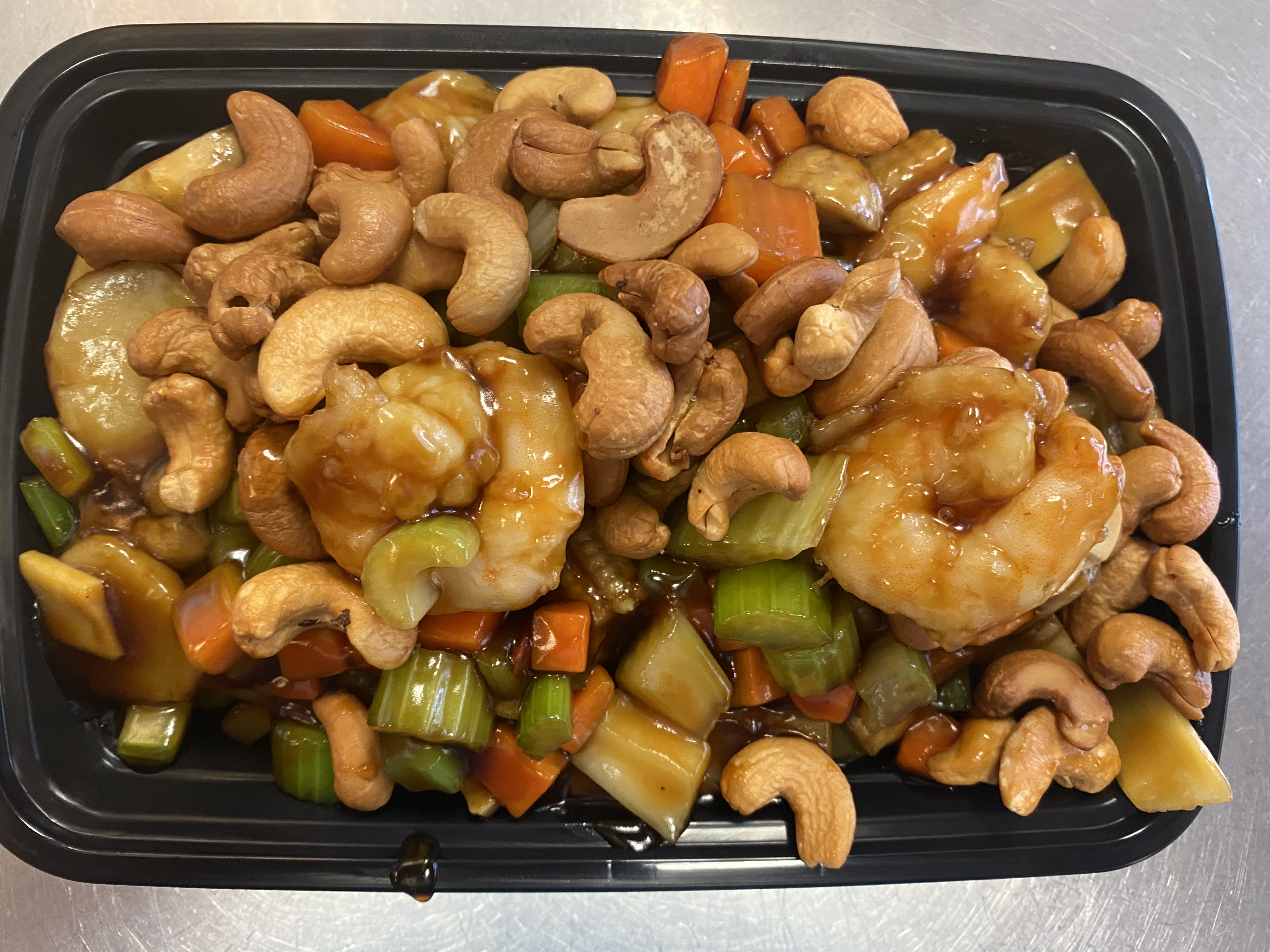 Order 93. Shrimp with Cashew Nuts food online from Lucky Star - Market St. store, Wilmington on bringmethat.com