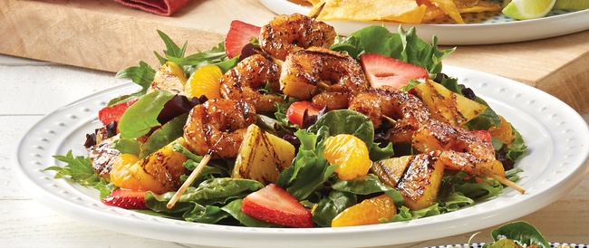 Order Grilled Pineapple Shrimp Salad food online from Mimis Cafe store, Antioch on bringmethat.com