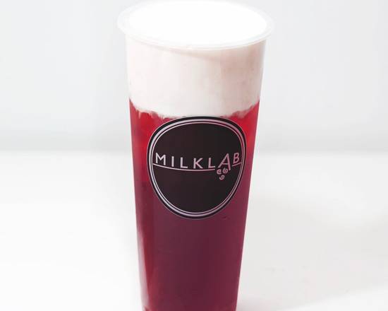 Order Rose Milk Cap Tea food online from MILKLAB store, Durham on bringmethat.com