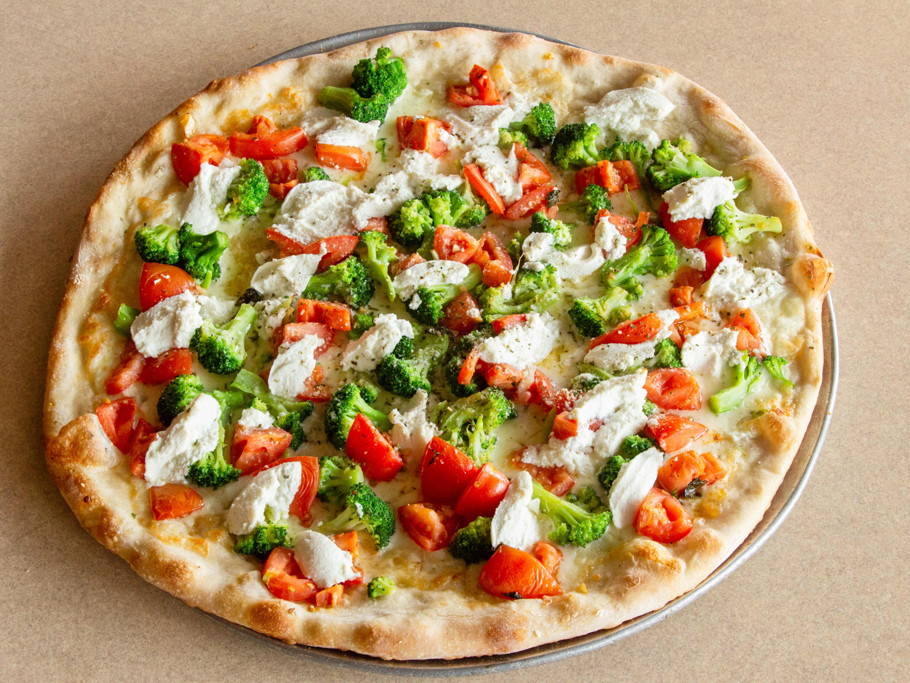 Order Famous White Pizza food online from Fortunato Brothers Pizza store, Edgewood on bringmethat.com