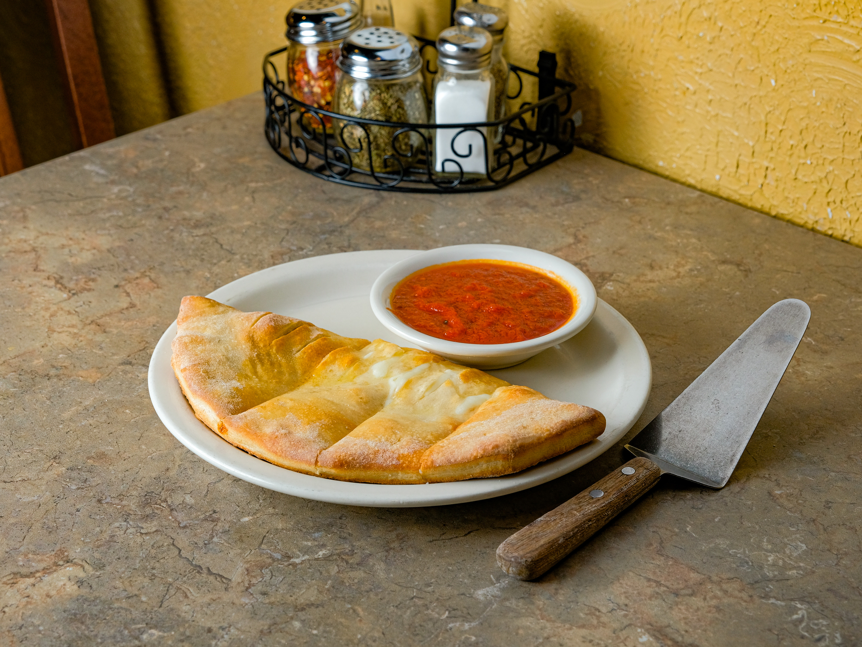 Order Cheese Calzone food online from Vince's Pizza & Restaurant store, Morrisville on bringmethat.com