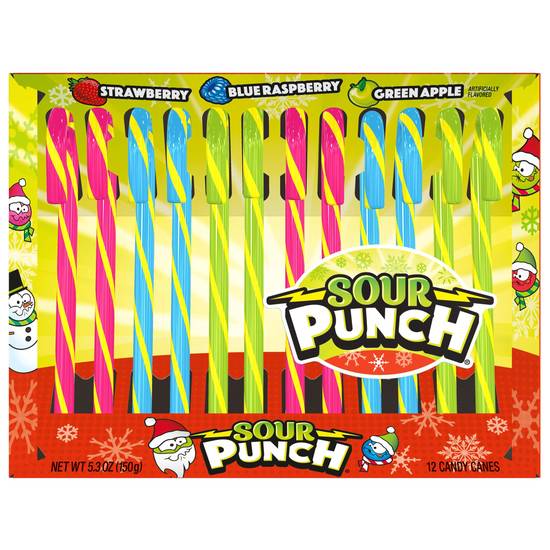 Order Sour Punch Canes 3 Flavor Assortment food online from CVS store, SOUDERTON on bringmethat.com