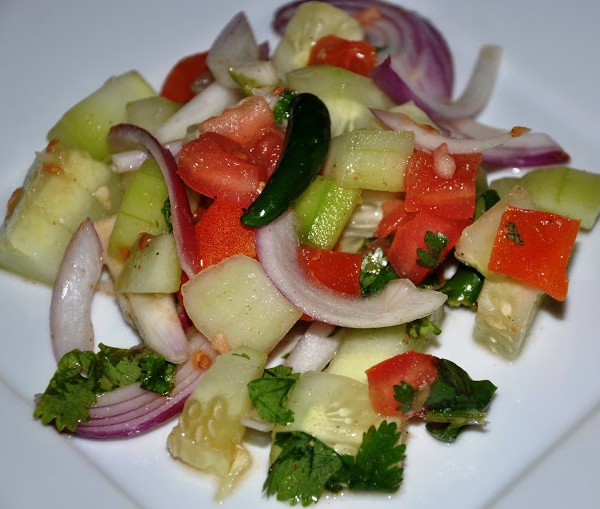 Order Kachumber Salad food online from New Delhi Palace Cuisine of India store, Pasadena on bringmethat.com