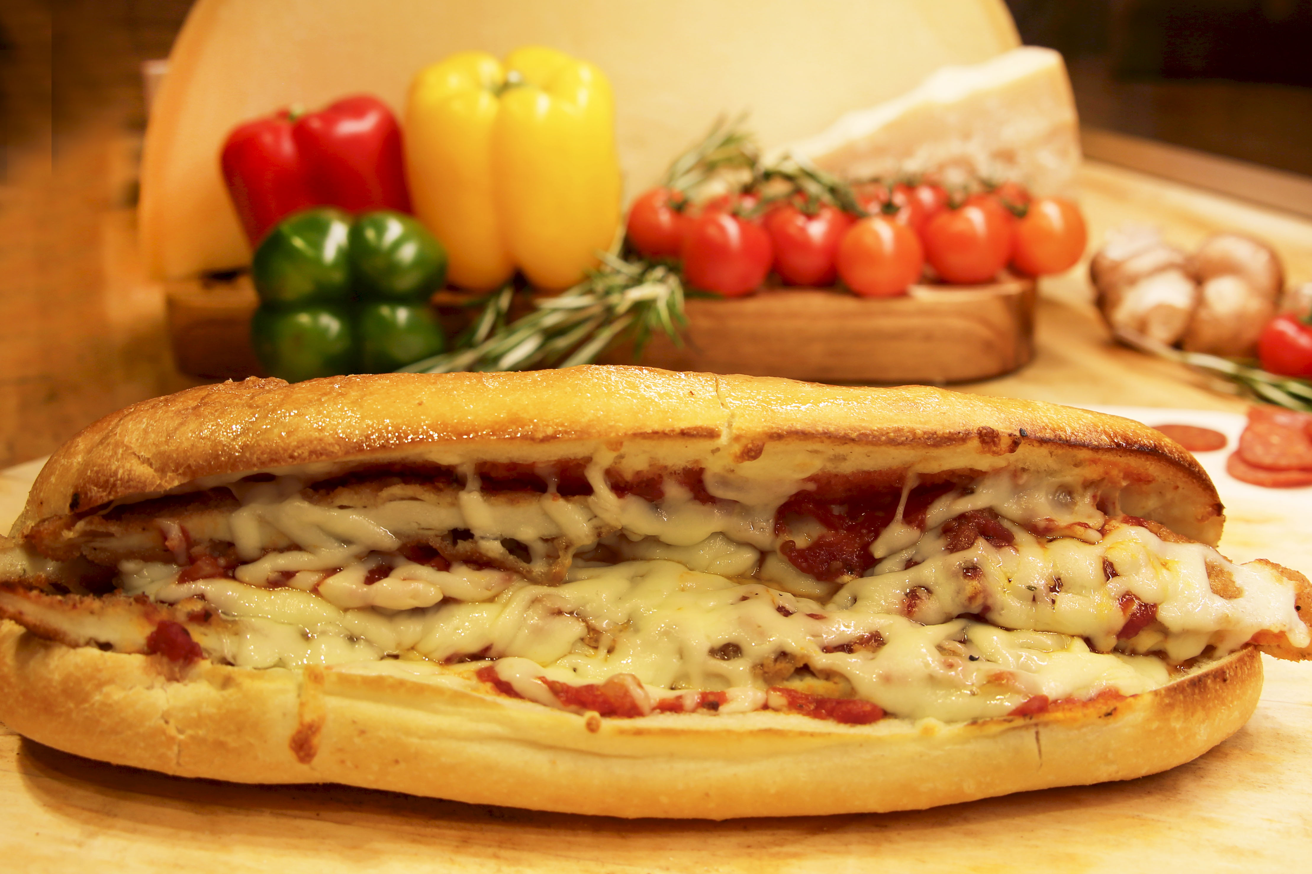 Order Sausage Parmigiana Hero food online from Champion Pizza store, Astoria on bringmethat.com
