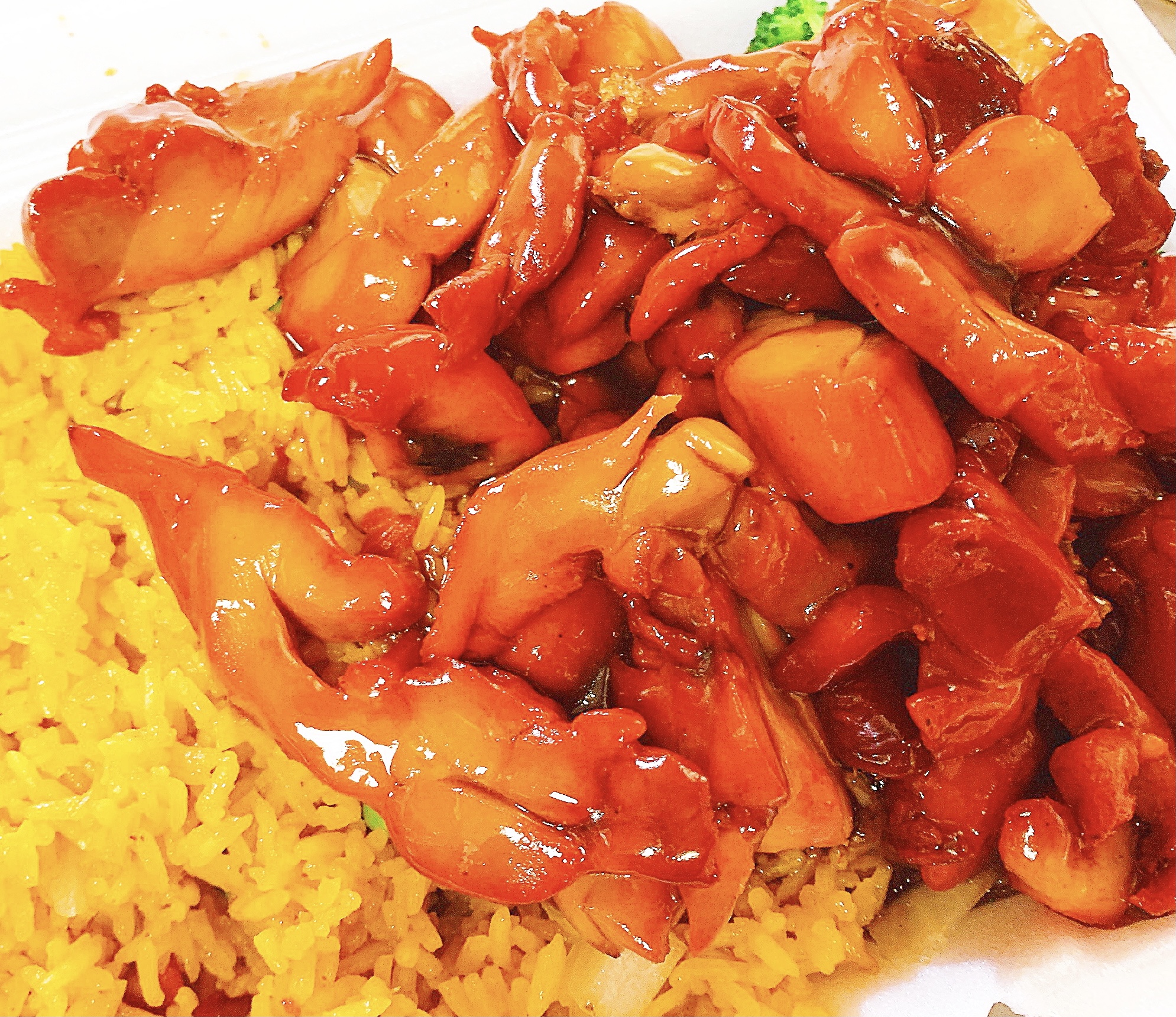 Order Bourbon Chicken (棒棒鸡） food online from China House store, Philadelphia on bringmethat.com
