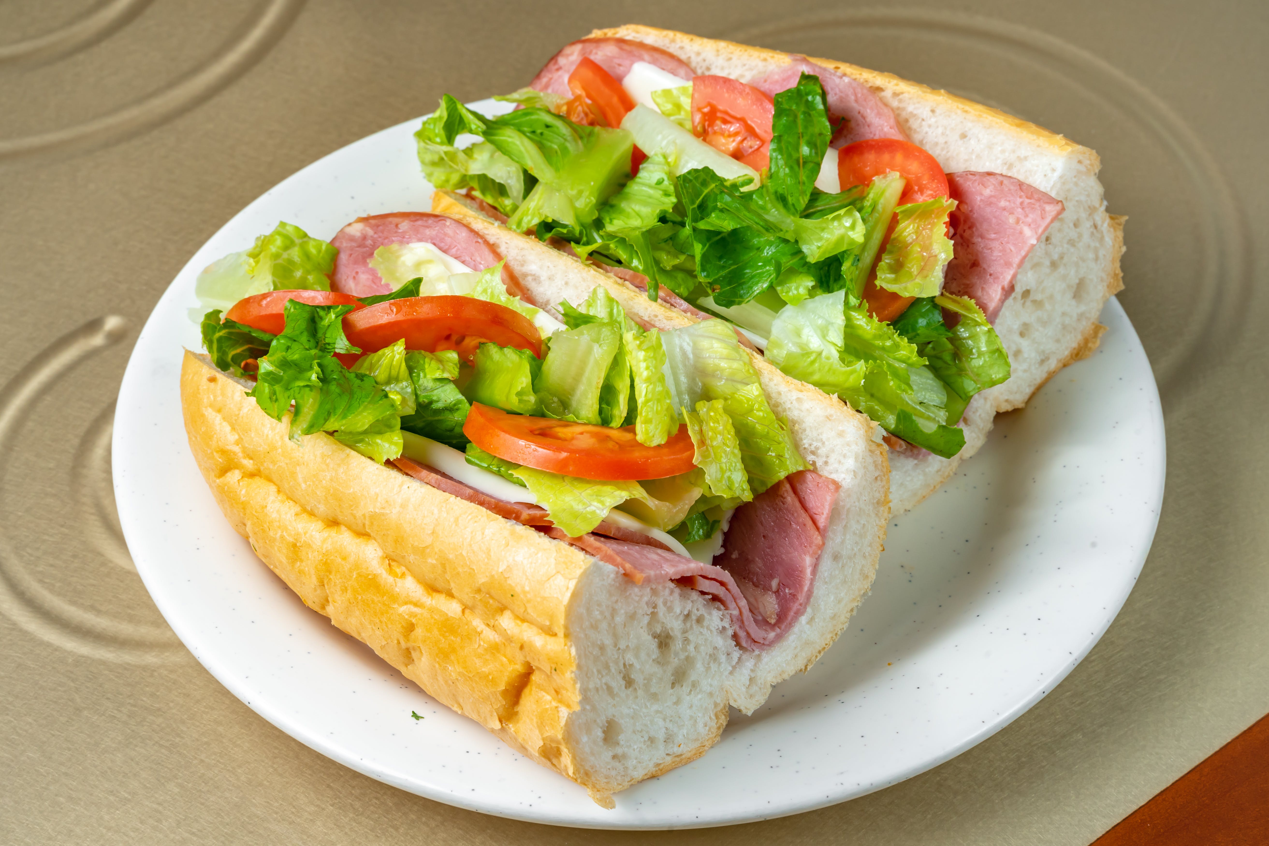 Order Ham & Cheese Sub - 12" food online from My Pizzeria store, Fort Worth on bringmethat.com