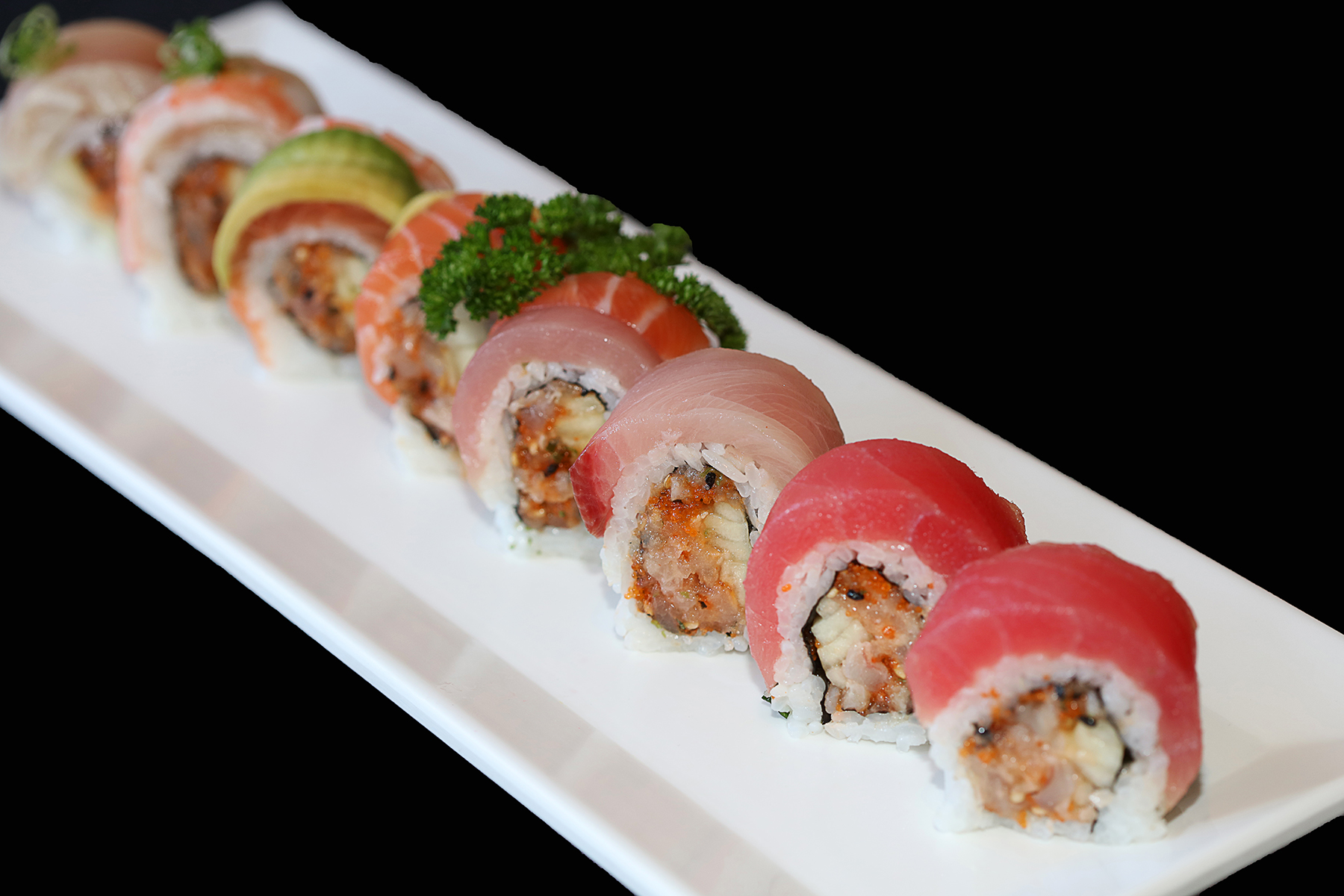 Order 8 Pieces Ichiban Roll food online from Oki Doki Sushi store, Hermosa Beach on bringmethat.com