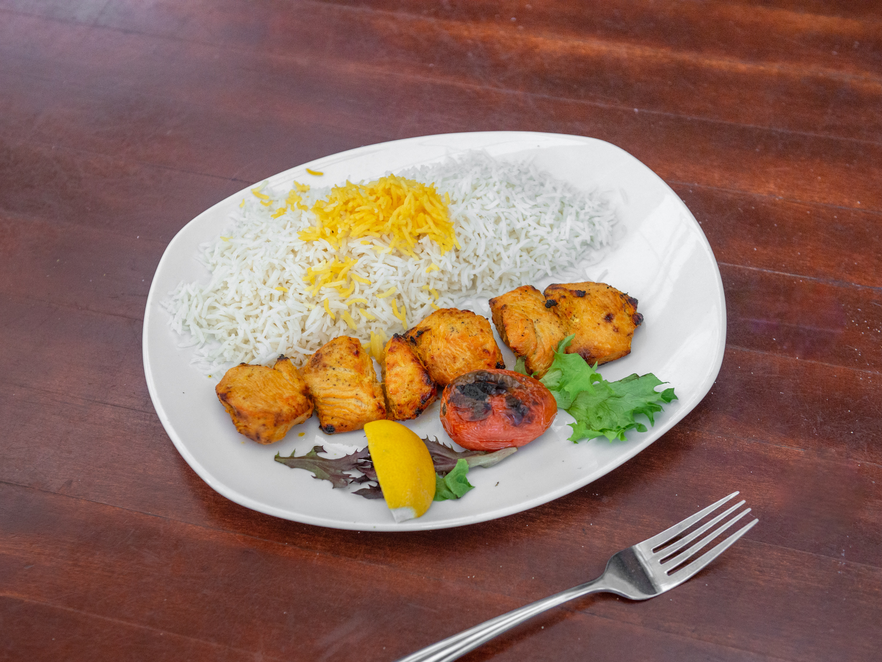 Order Chicken Kabob Dinner food online from Sufi store, Atlanta on bringmethat.com