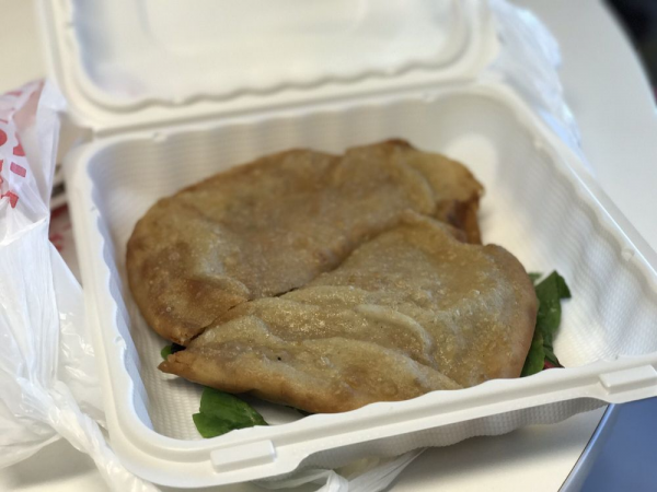 Order 牛肉馅饼  One Beef Pancake food online from Dumpling Empire store, South San Francisco on bringmethat.com