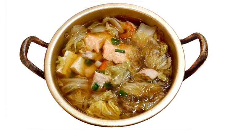 Order Seafood Soup Set food online from Tensuke Sushi store, Elk Grove Village on bringmethat.com