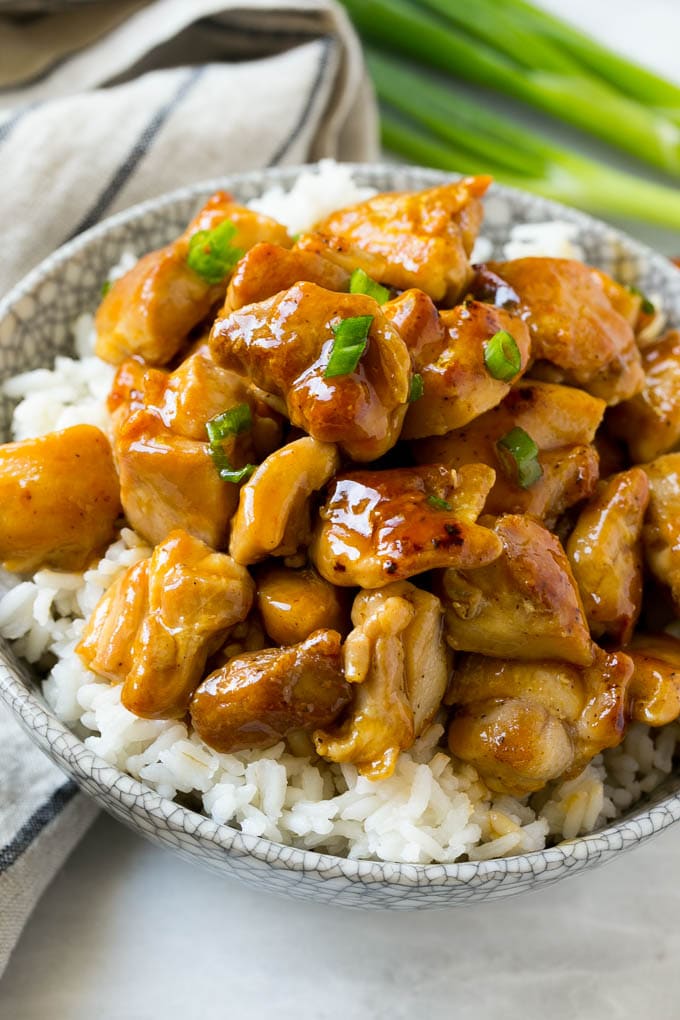 Order Bourbon Chicken food online from China Dragon store, Baltimore on bringmethat.com