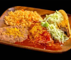 Order 20. Taco and Enchilada Combo food online from Filiberto Mexican Food store, Glendale on bringmethat.com