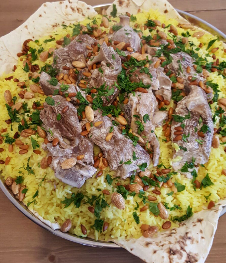 Order Mansaf With Lamb (catering) NEW food online from Salam store, Chicago on bringmethat.com