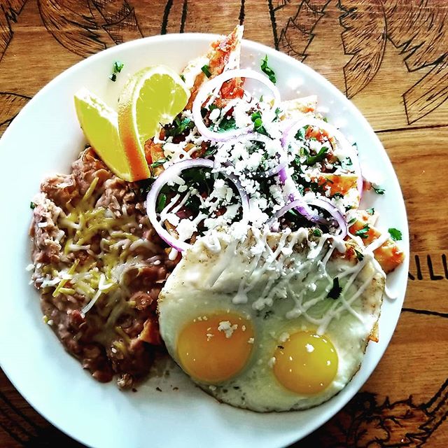 Order Chilaquiles food online from Tonys Sports Bar store, Oceanside on bringmethat.com