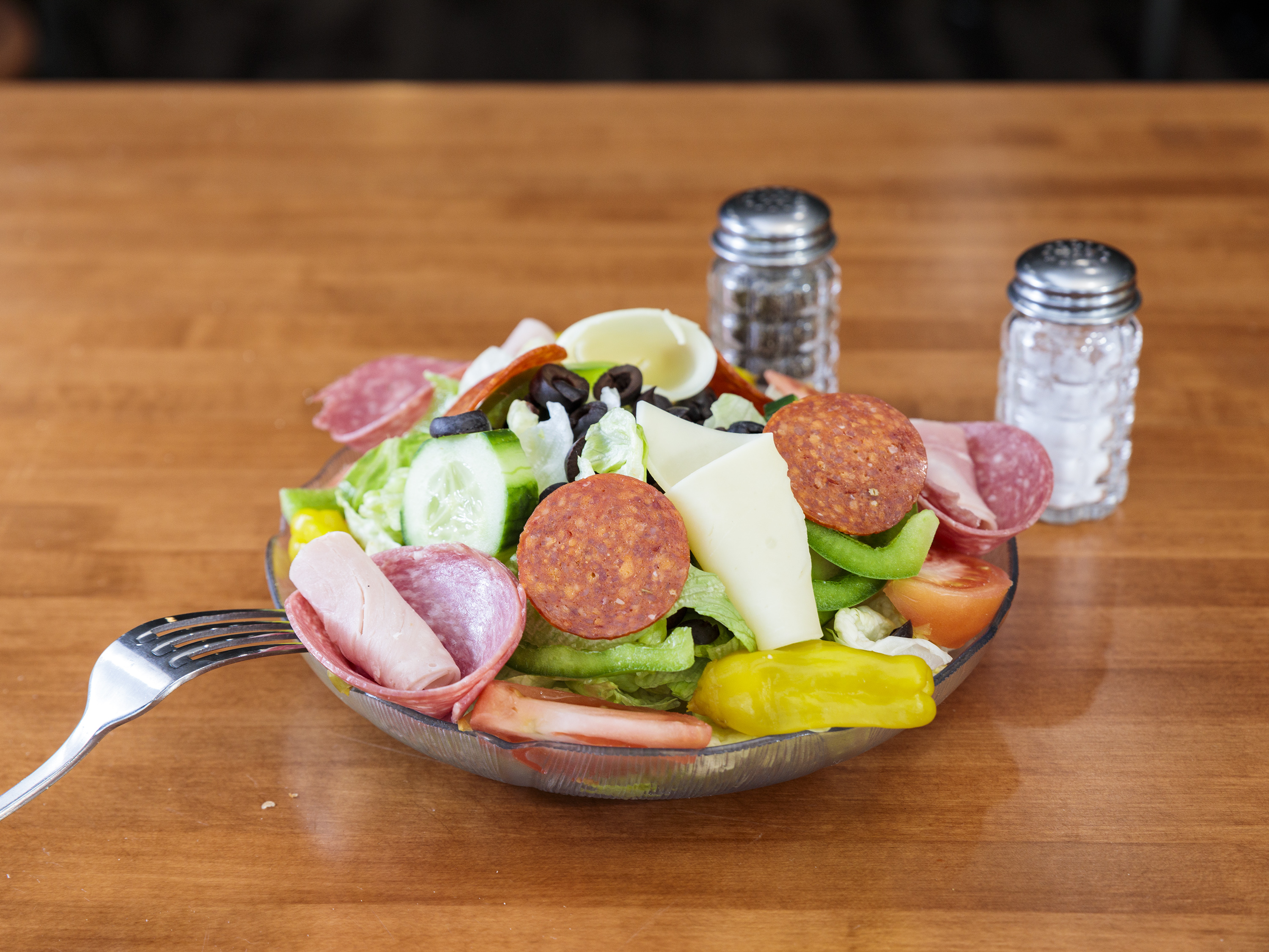 Order Antipasto Salad food online from Anthony Johns Pizzeria store, North Branford on bringmethat.com