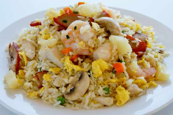 Order 86. Hawaiian Fried Rice food online from Chef Ming store, Beverly Hills on bringmethat.com