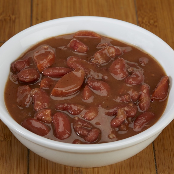 Order Red Beans and Rice with Sausage food online from Ragin Cajun Cafe store, Redondo Beach on bringmethat.com