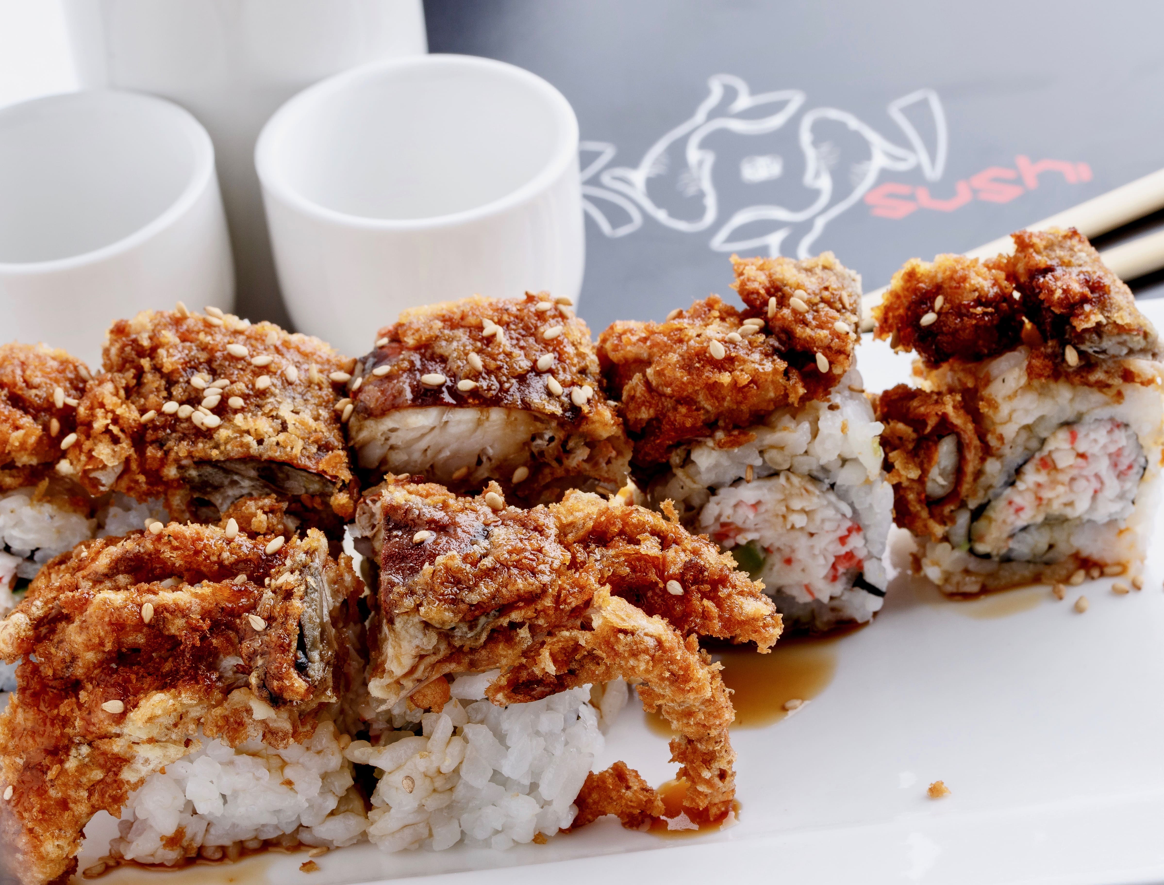 Order Crazy Spider Makimono food online from Koi Japanese Sushi Bar & Lounge store, Beaumont on bringmethat.com