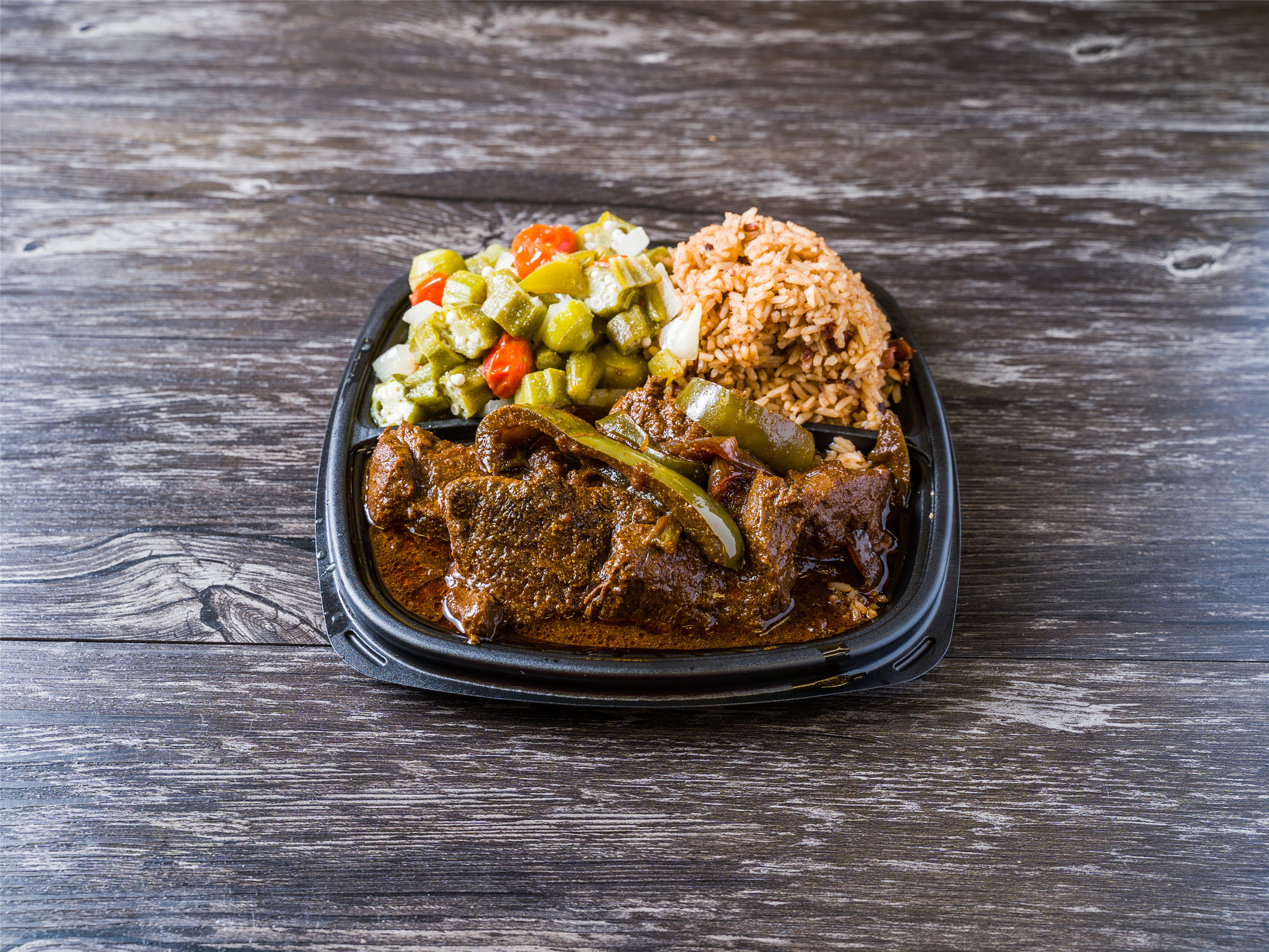 Order Small Pepper Steak Dinner Combo Plate food online from Flava Kitchen And Catering store, Mt Vernon on bringmethat.com