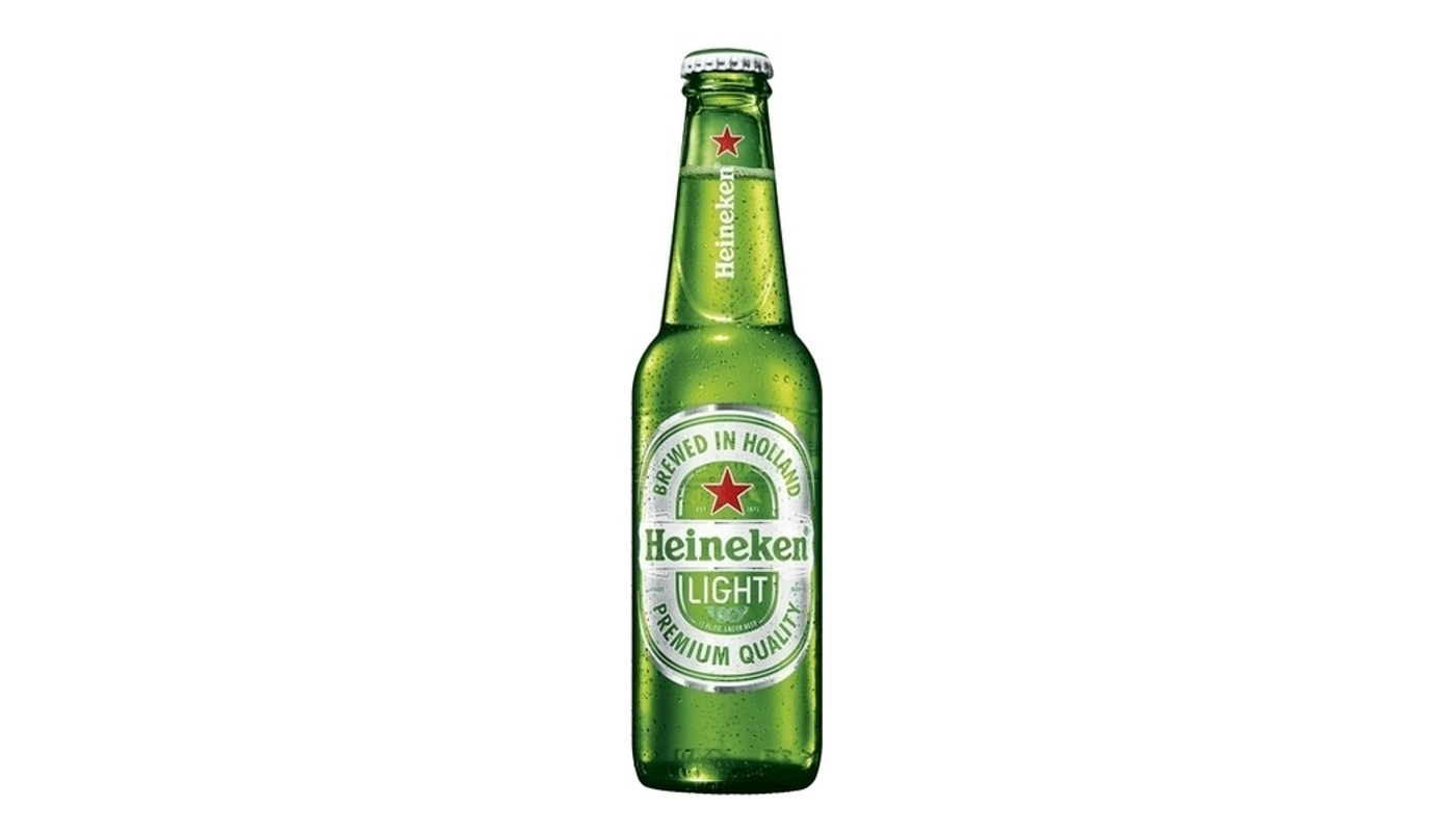 Order Heineken Premium Light Lager 6 Pack 12 oz Bottles food online from Liquor Palace store, Burbank on bringmethat.com