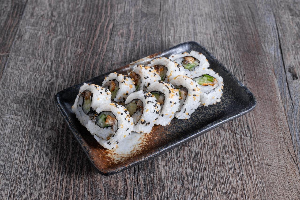Order eel and cucumber roll food online from Fugu Sushi store, San Antonio on bringmethat.com