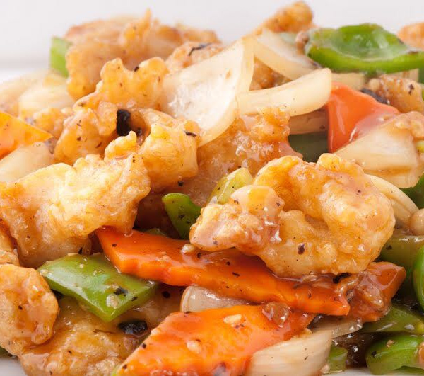 Order Fish Fillet with Black Bean Sauce food online from China A Go Go (Losee) store, North Las Vegas on bringmethat.com