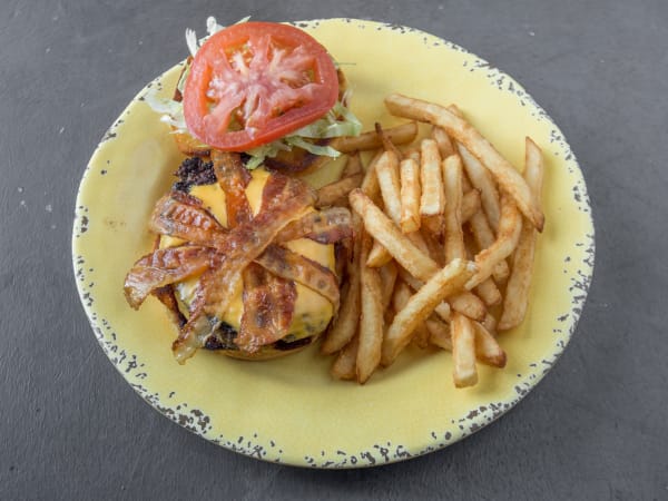 Order Bacon Bacon Cheeseburger food online from Friends Grayson Grill store, Grayson on bringmethat.com