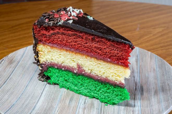Order Rainbow Layer Cake food online from Pizza Express store, Albany on bringmethat.com