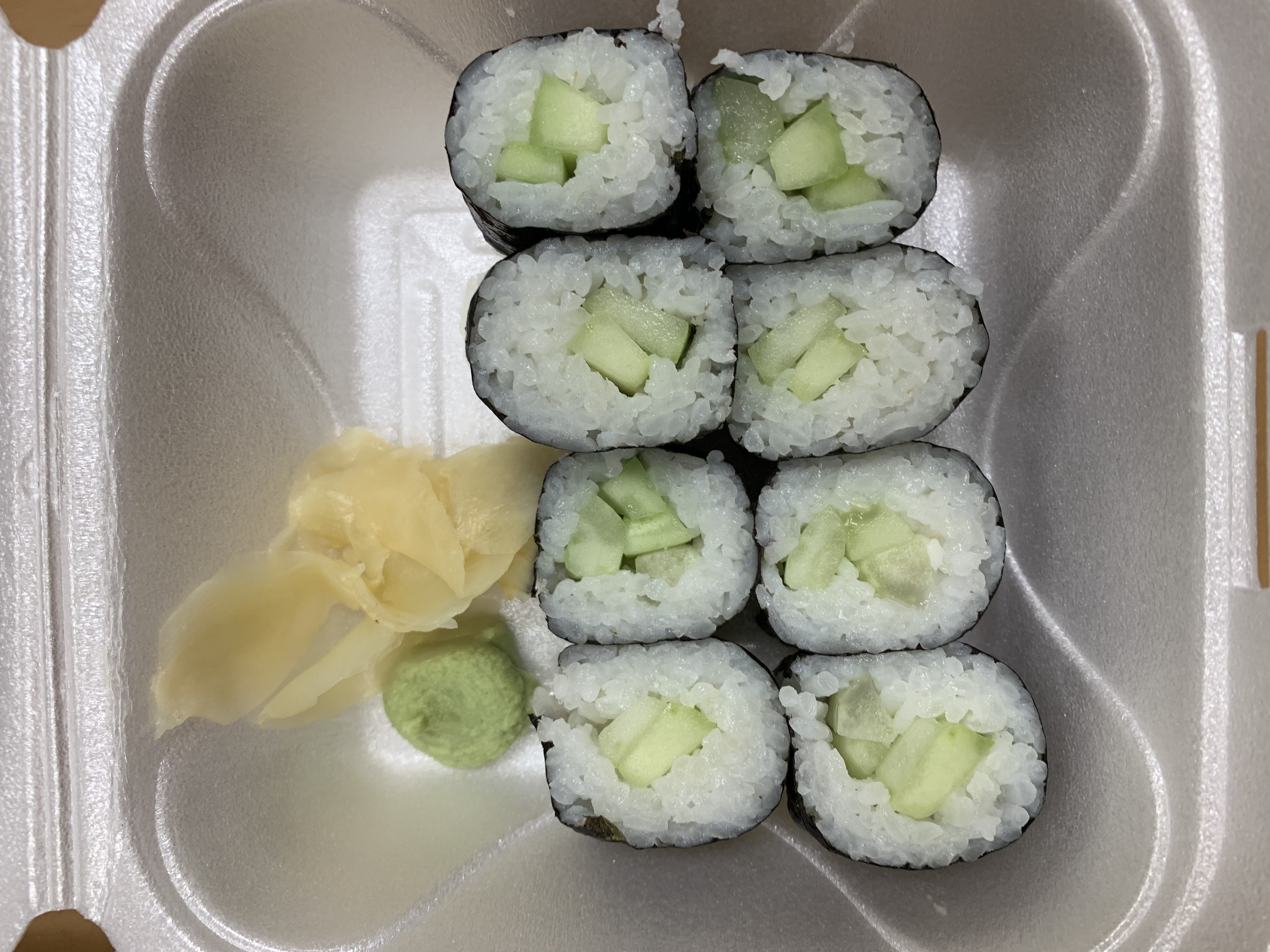 Order 10Piece Cucumber Roll food online from Jazz Sushi Bar store, New Orleans on bringmethat.com