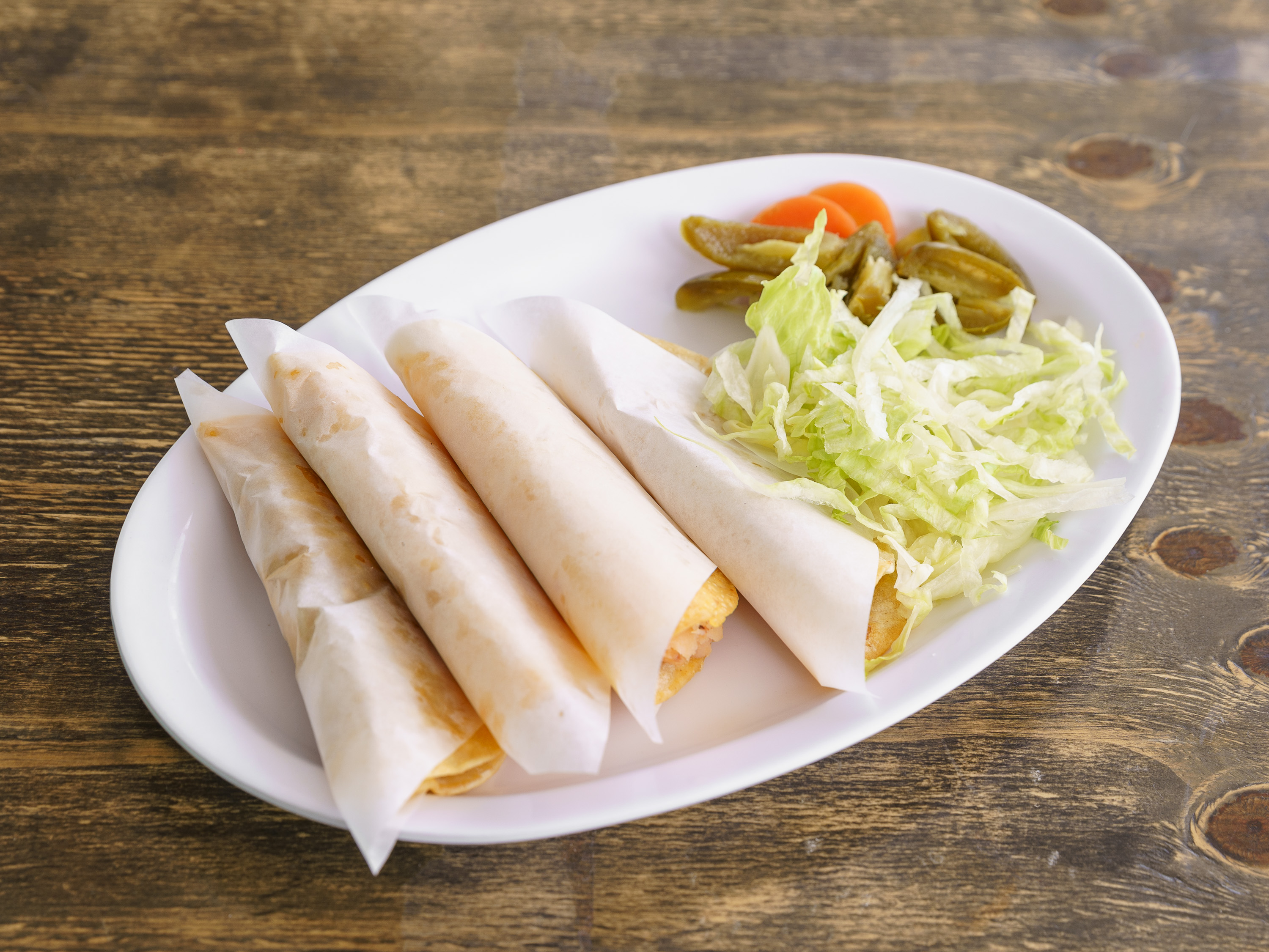 Order Tacos de Canasta food online from Los Chilangos Restaurant store, Anaheim on bringmethat.com