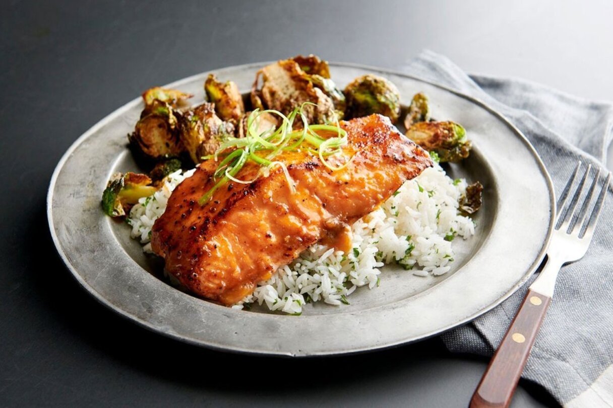 Order Miso Glazed Salmon food online from Champps store, Lansing on bringmethat.com